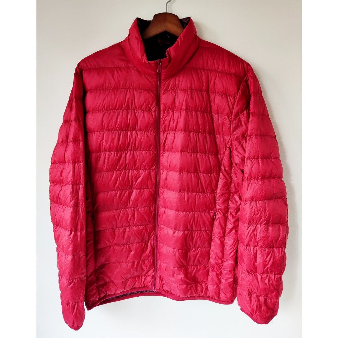 Uniqlo red down jacket 2025