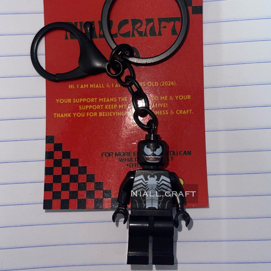 Venom Lego Keychain