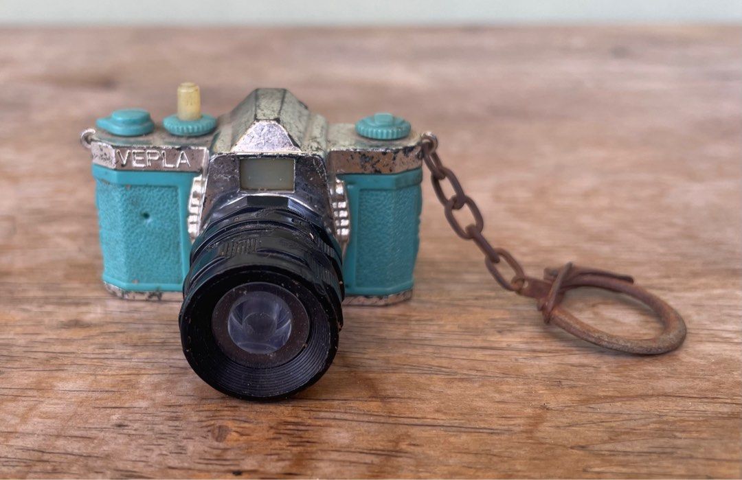 Vepla Mini Keychain Camera (Category: Cameras) located in Mandaluyong City. Submitted by collectorsobsessions (Listing ID 1300292883, Image 1). Description: - Camera in good condition. - Almost the size of a Playmobil figure (figure used only as basis for measurement). - Vintage item. - Made in Italy - Pictures inside can still be seen. - Comes as is. - What you see is what you get. - PRICE: P350.