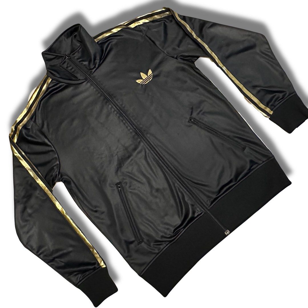 Vintage Adidas Sweater Gold Stripe Classic