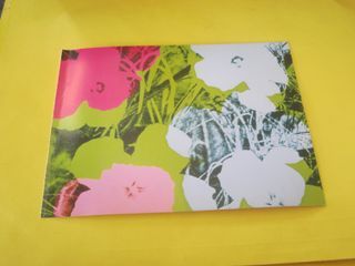 Vintage Postcard Andy Warhol  Foundation Original Pop Art FLOWERS 1964 - 6.5 " X 5" , new