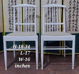 WHITE DINING CHAIRS 2