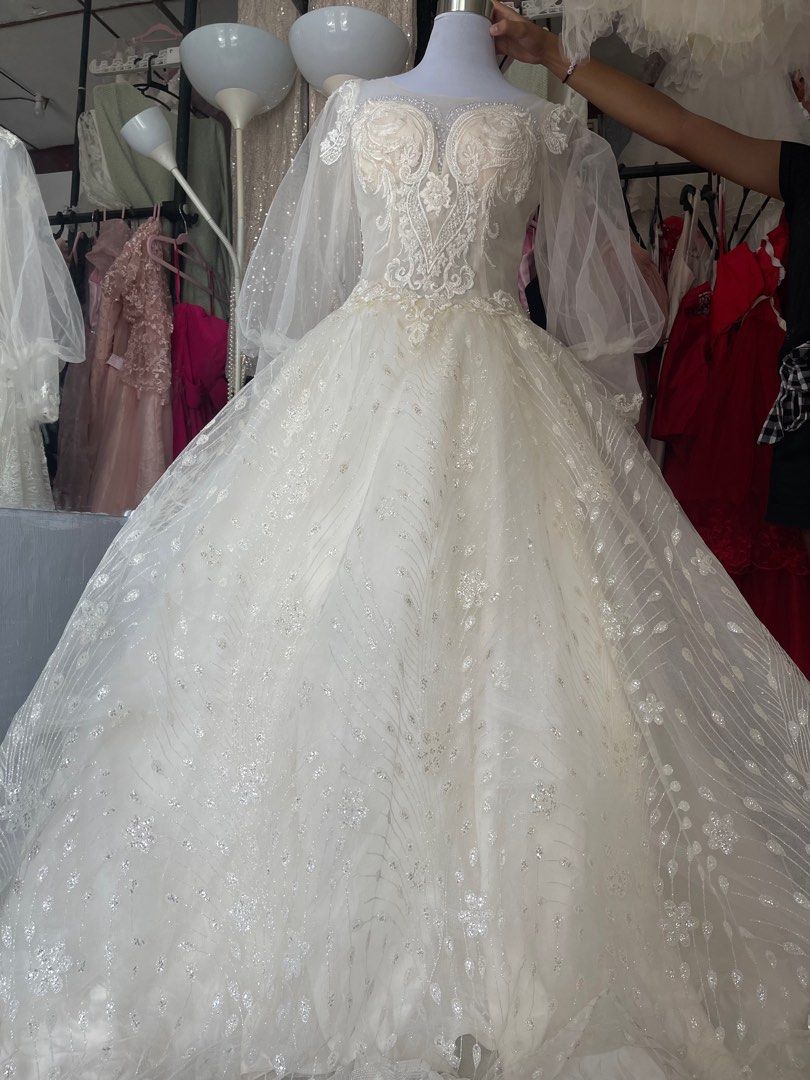 sachin and babi light blue dress fairy style gowns