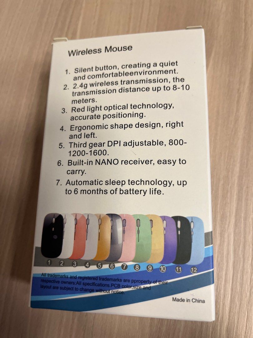 Wireless mouse （分類：電腦滑鼠及相關產品）位於 Hong Kong。 由 ernst.mok322 提交（商品編號 1300344788，圖片 2）。簡介： 。
