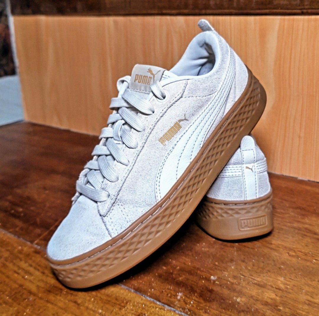 Puma smash platform suede top