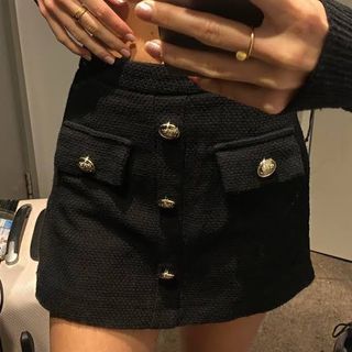 Zara black skort