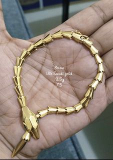18k Saudi Gold Serpenti Bracelet