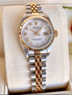 1991 Rolex Datejust 26 Cream Anniversary Dial Ref. 69173