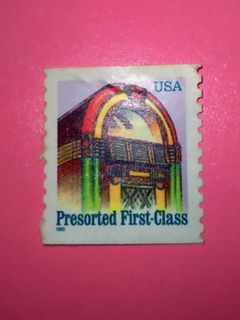 (1995) USA SCOTT Jukebox Presorted First Class Stamp Collectible Vintage Old Print United States of America Collector Stamps Prints Retro Postage Collection