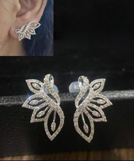 1ct diamond power earrings