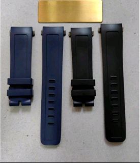 22mm Rubber Strap Best Replacement  For IWc Aqua Timer Watc Strap Silicone 22mm Pre 8-10 days
