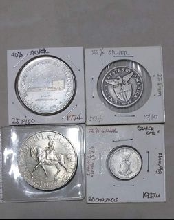 3pcs Silver Coins