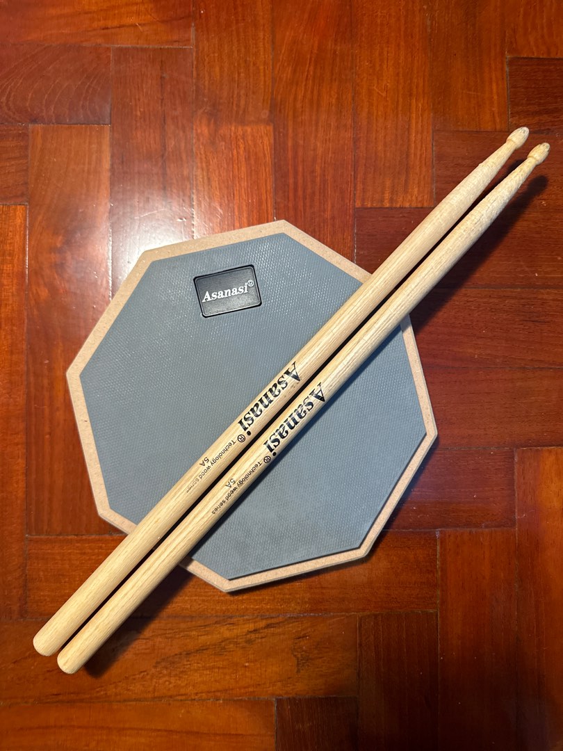 Donner Pad Per Allenamento Batteria 8 Pollici - Con Bacchette In Acero, Blu, Portatile E Silenzioso - Foto 11