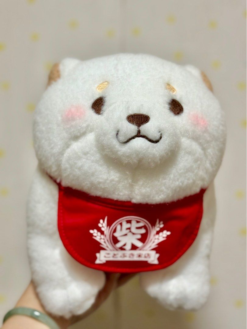 全新白色忠犬/柴犬(類羊毛氈材質), 興趣及遊戲, 玩具& 遊戲類- Carousell