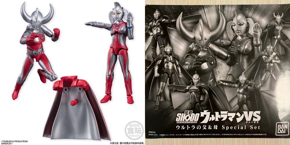 shodo ウルトラの父&母 Special set 幅広く