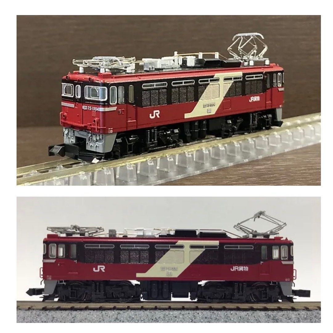 全新現貨N-Gauge 1/150 KATO ED75 1004 JR貨物試験塗装京都駅店特製品 