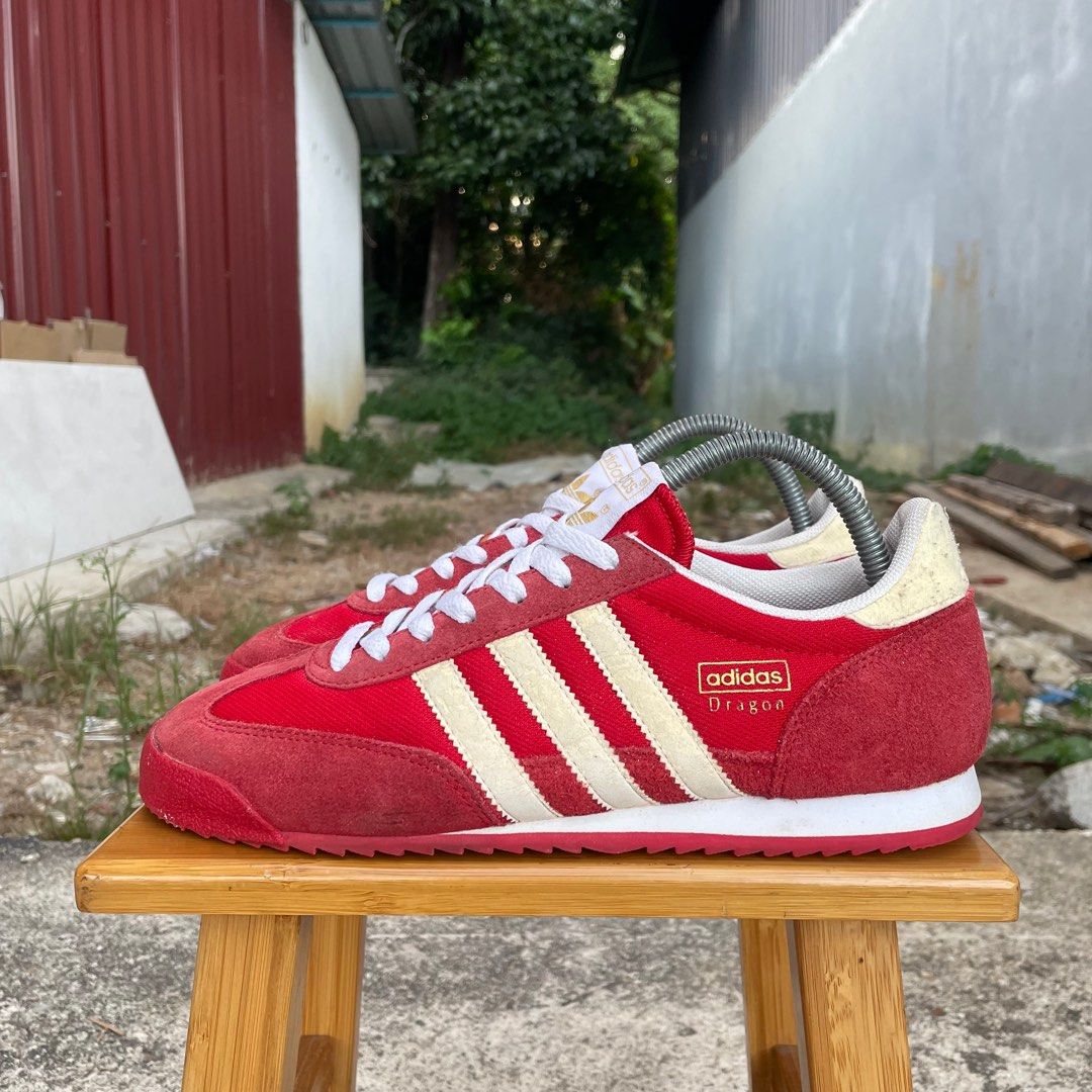 Adidas dragon red trainers store