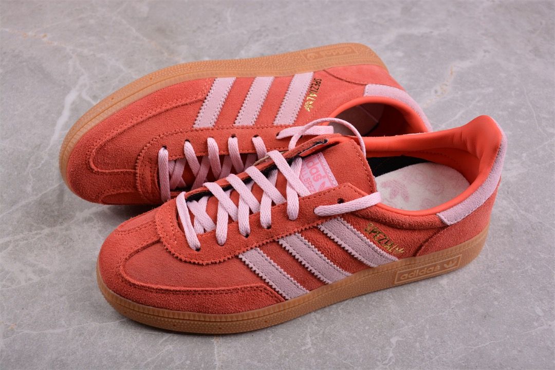 adidas gazelle silver green womens ADIDAS HANDBALL SPECIAL BRIGHT RED CLEAR PINK main image 1