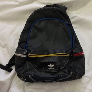Adidas Original 3 Pocket Leather Backpack