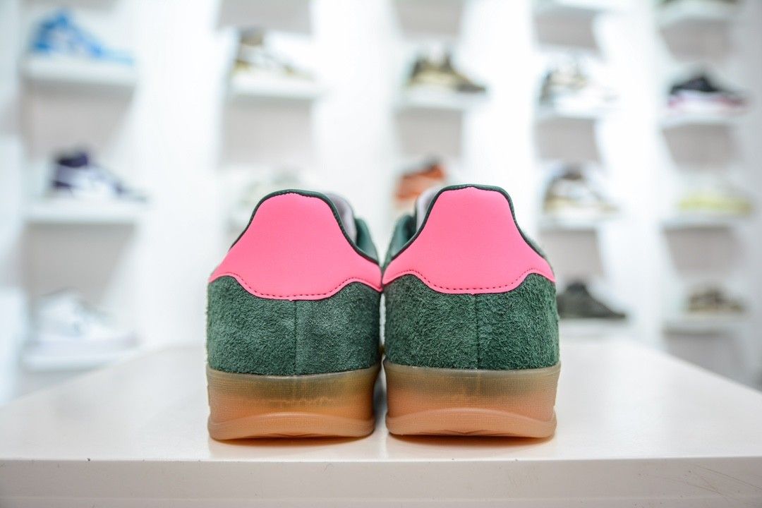 Adidas Gazelle Indoor Collegiate Green Lucid Pink (W)(2023) IG5929 ,  Women's Fashion, Footwear, Sneakers on Carousell