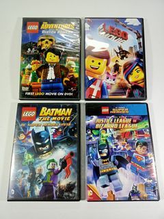 All original LEGO movies DVD collection set
