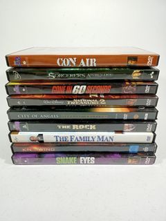 All original Nicholas Cage DVD movies collection