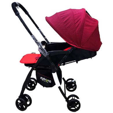 Apruva Lightweight Reversible Stroller Red
