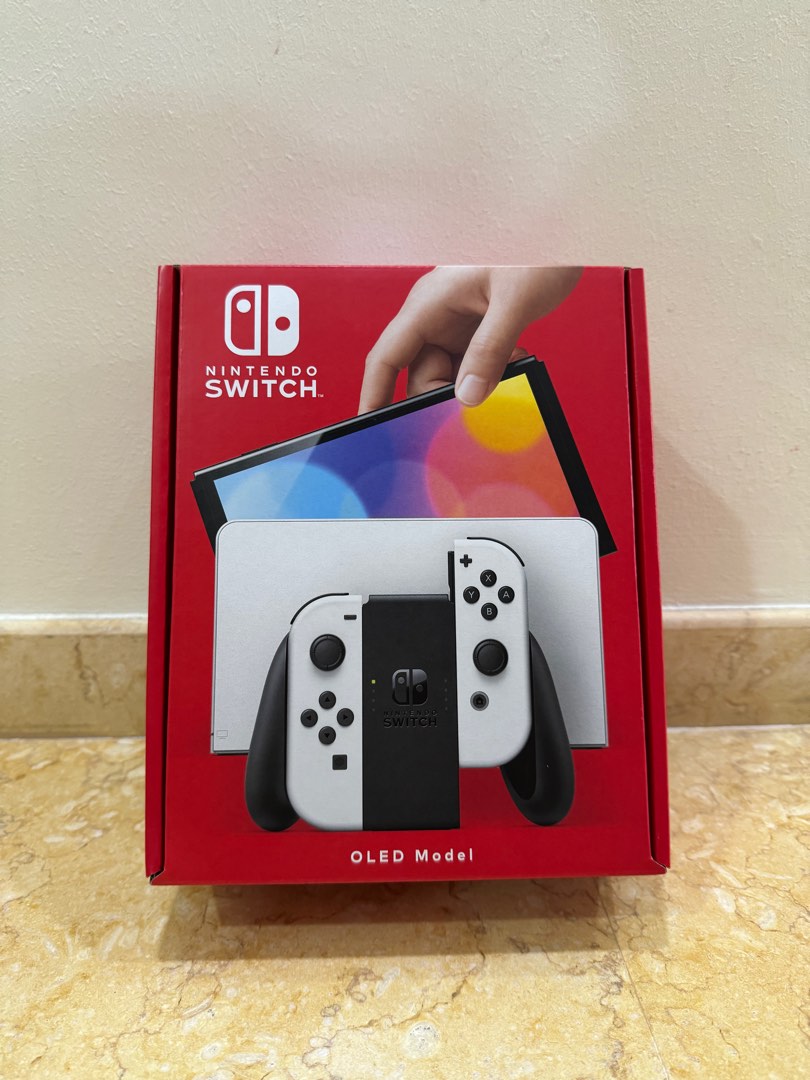 [AUTHENTIC] Nintendo Switch OLED Model (White), Video Gaming, Video ...