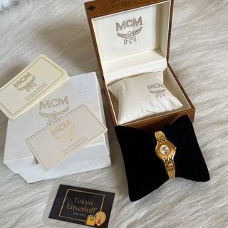 Authentic Preloved MCM Gold Tone Steel Watch