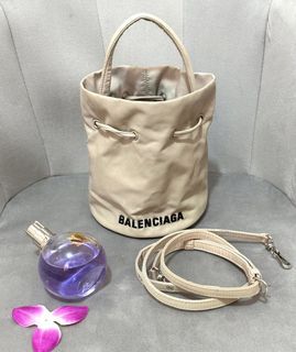 Balenciaga wheel drawstring  bucket bag