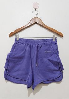 Balenciaga Purple 💜 soft denim shorts