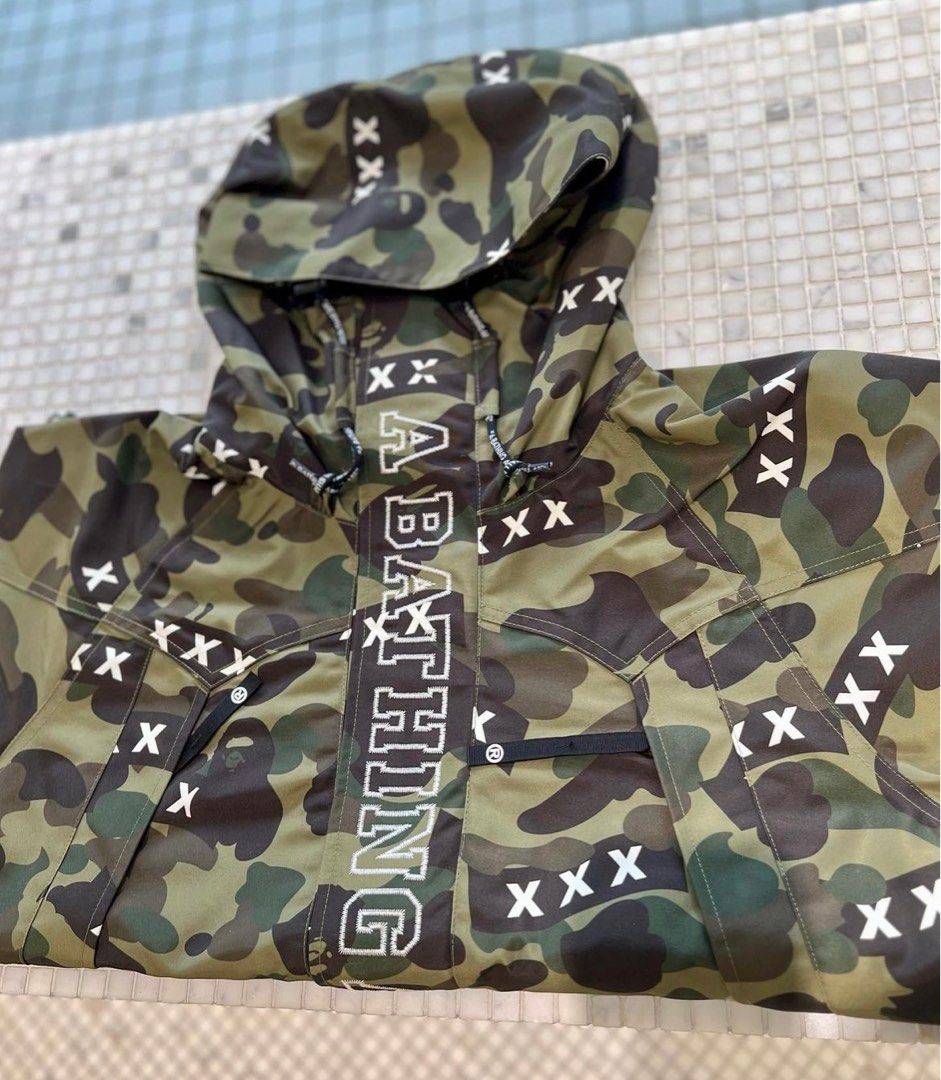 【誠実】 XXX SELECTION GOD X BAPE SNOWBOARD Fashion Men's JACKET, ジャケット・アウター