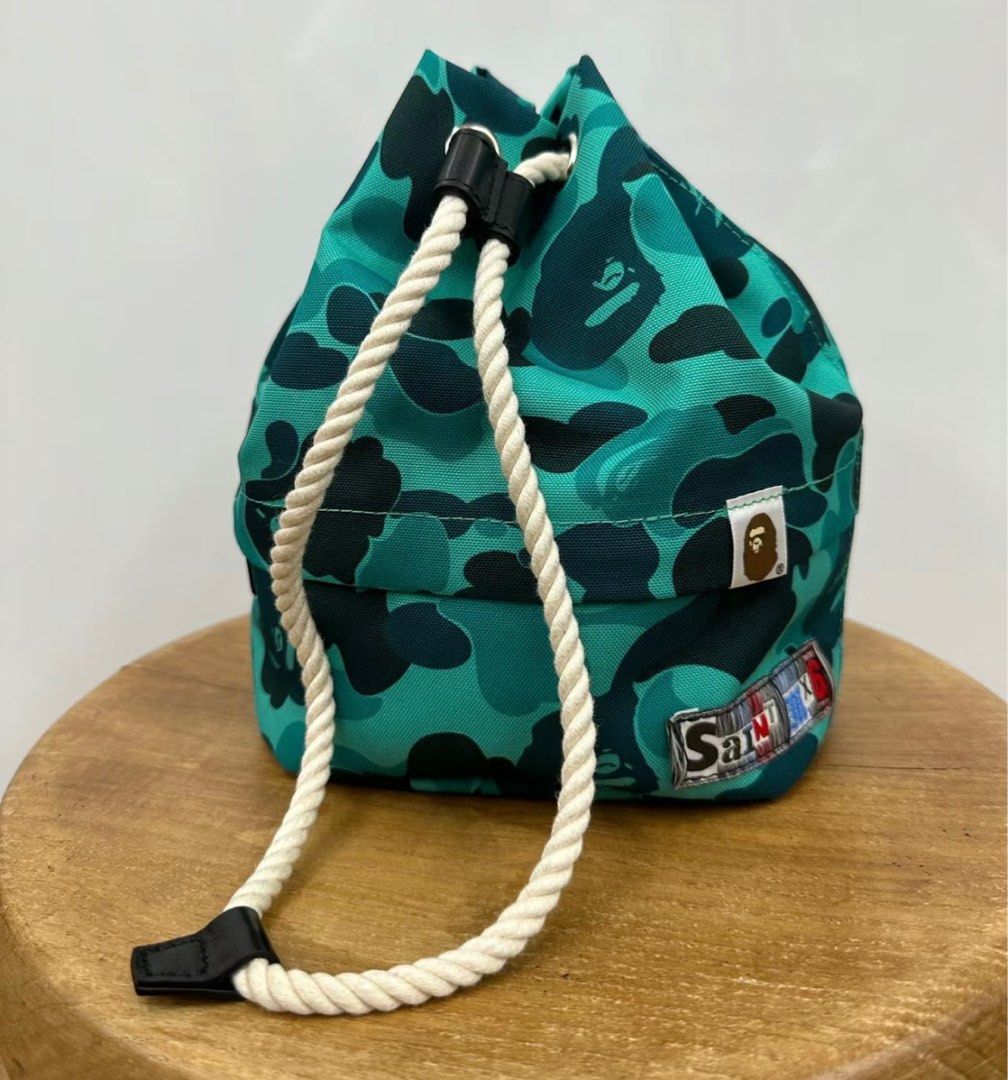 BAPE X SAINT MXXXXXX ROPE SNAP BAG, Men's Fashion, Bags