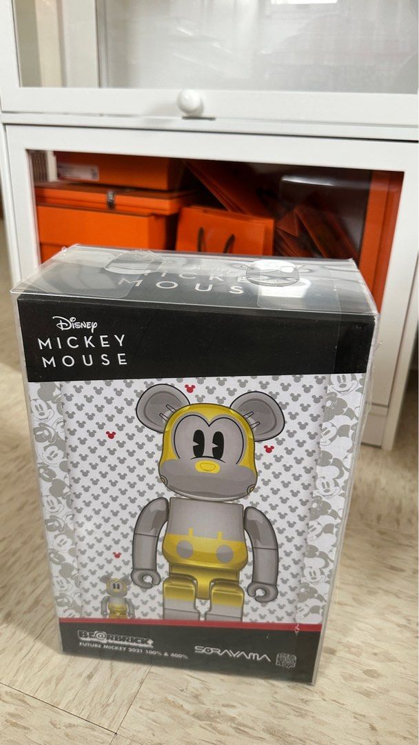 💜Bearbrick 400% Mickey Mouse x Sorayama future mickey 2021💜 空山 