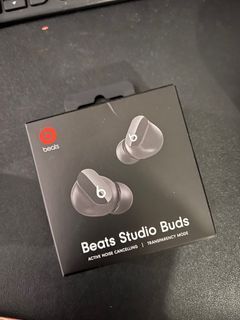 Beats Studio Buds True Wireless Noise Cancelling Earphones (Black)
