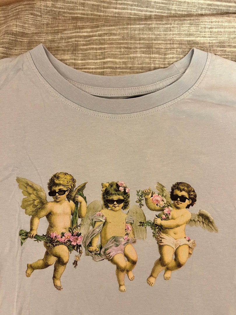 Angel t shirt bershka hot sale