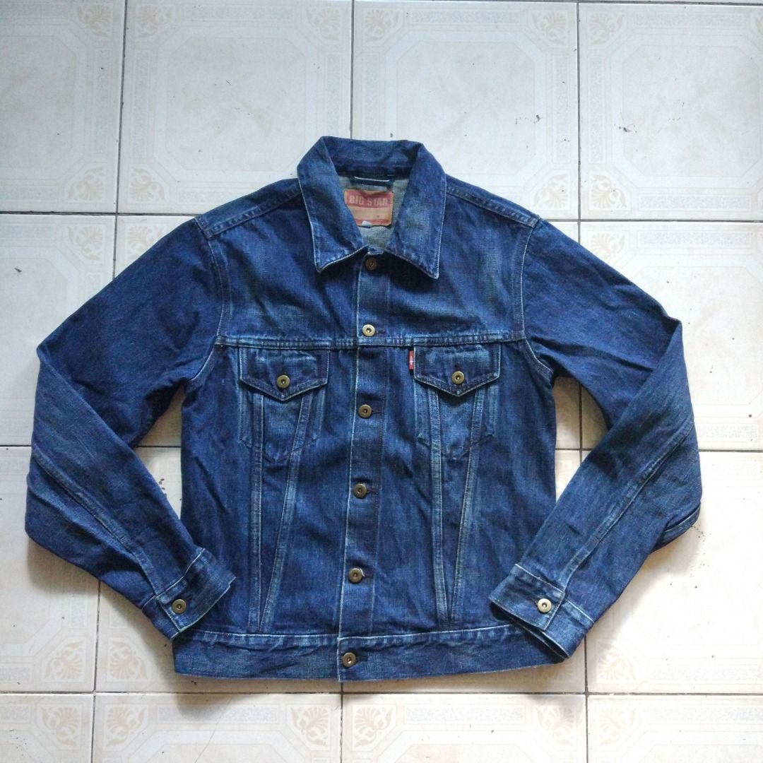 Big Star Selvedge Denim Jacket L Men s Fashion Coats Jackets and Outerwear on Carousell