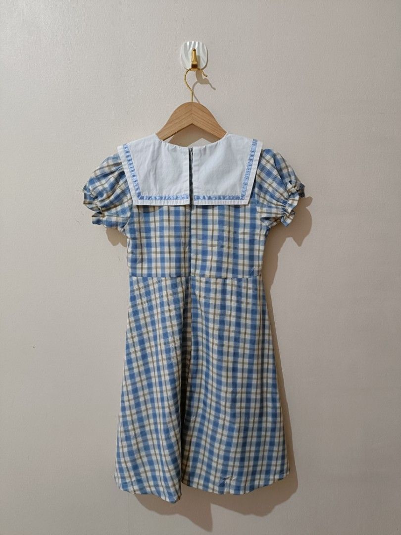 BLUE CHECKERED VINTAGE DRESS (Category: Babies & Kids Fashion) located in Paranaque City. Submitted by caredncleaned (Listing ID 1300571403, Image 2). Description: .