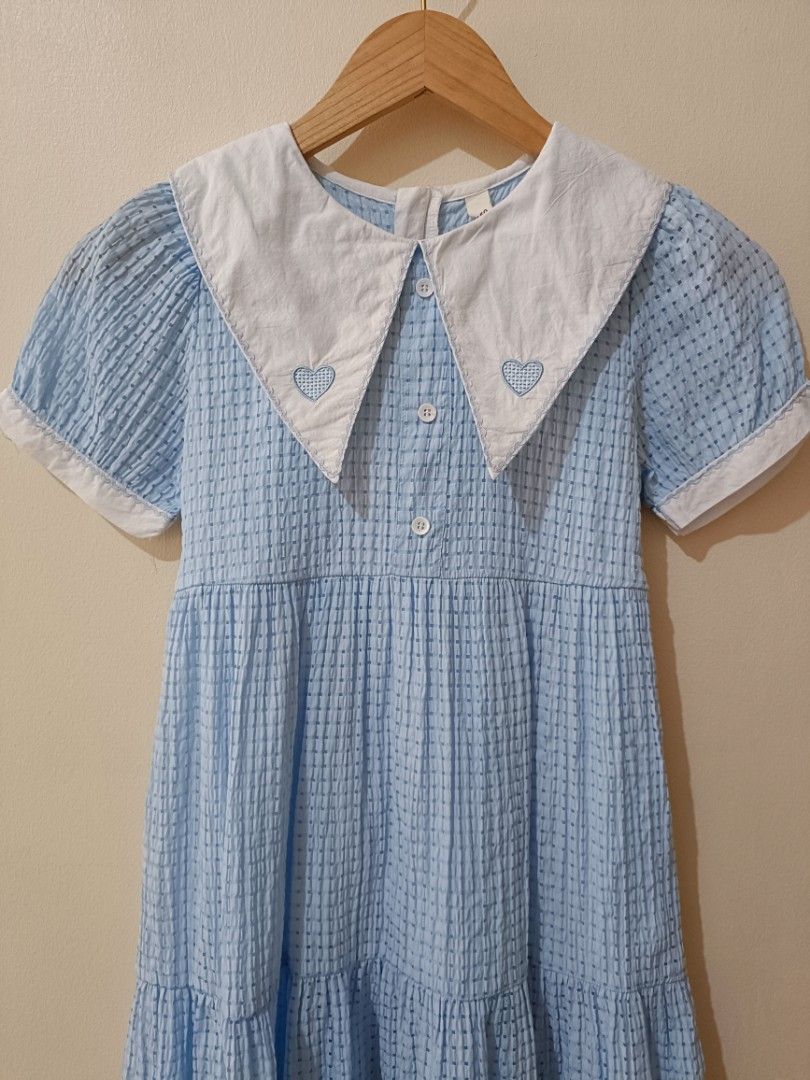 BLUE VINTAGE DRESS (Category: Babies & Kids Fashion) located in Paranaque City. Submitted by caredncleaned (Listing ID 1300570049, Image 3). Description: .