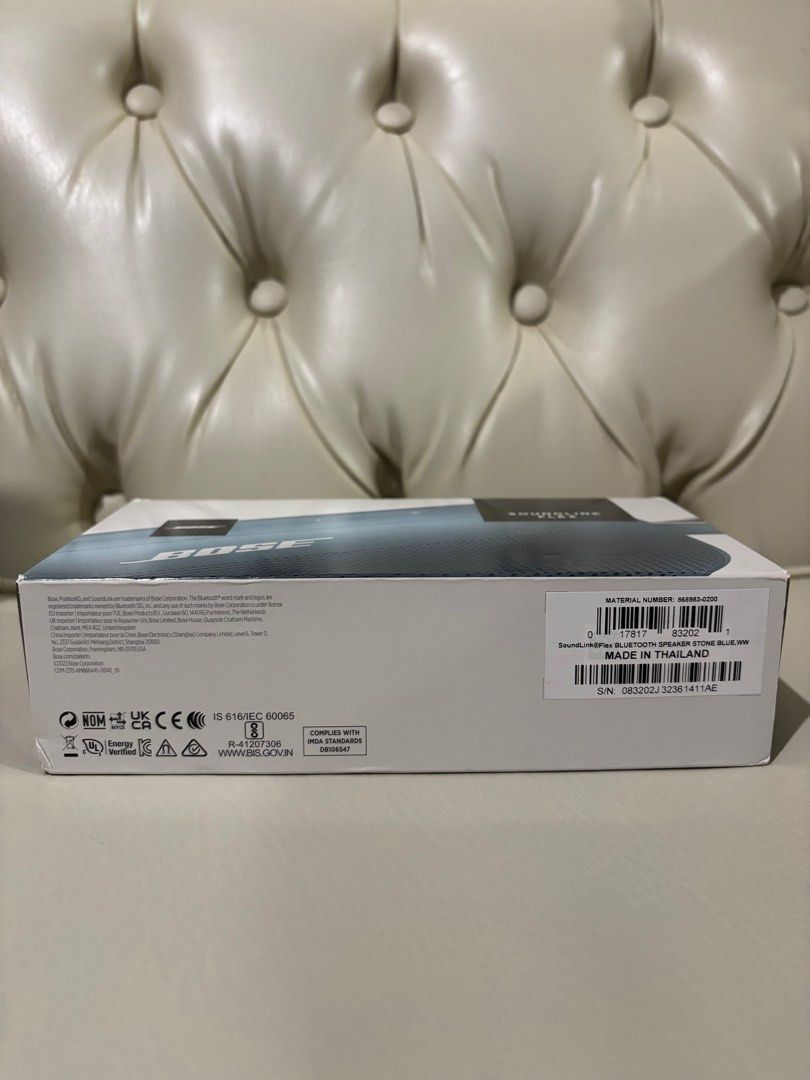 Bose Soundlink Flex (New) (Category: Soundbars, Speakers & Amplifiers) located in Mandaluyong City. Submitted by niftydrip.ph (Listing ID 1300535624, Image 3). Description: Bose Soundlink Flex speakers Brand new sealed Stone blue color Srp is 13,900.
