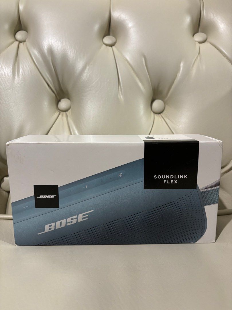 Bose Soundlink Flex (New) (Category: Soundbars, Speakers & Amplifiers) located in Mandaluyong City. Submitted by niftydrip.ph (Listing ID 1300535624, Image 2). Description: Bose Soundlink Flex speakers Brand new sealed Stone blue color Srp is 13,900.