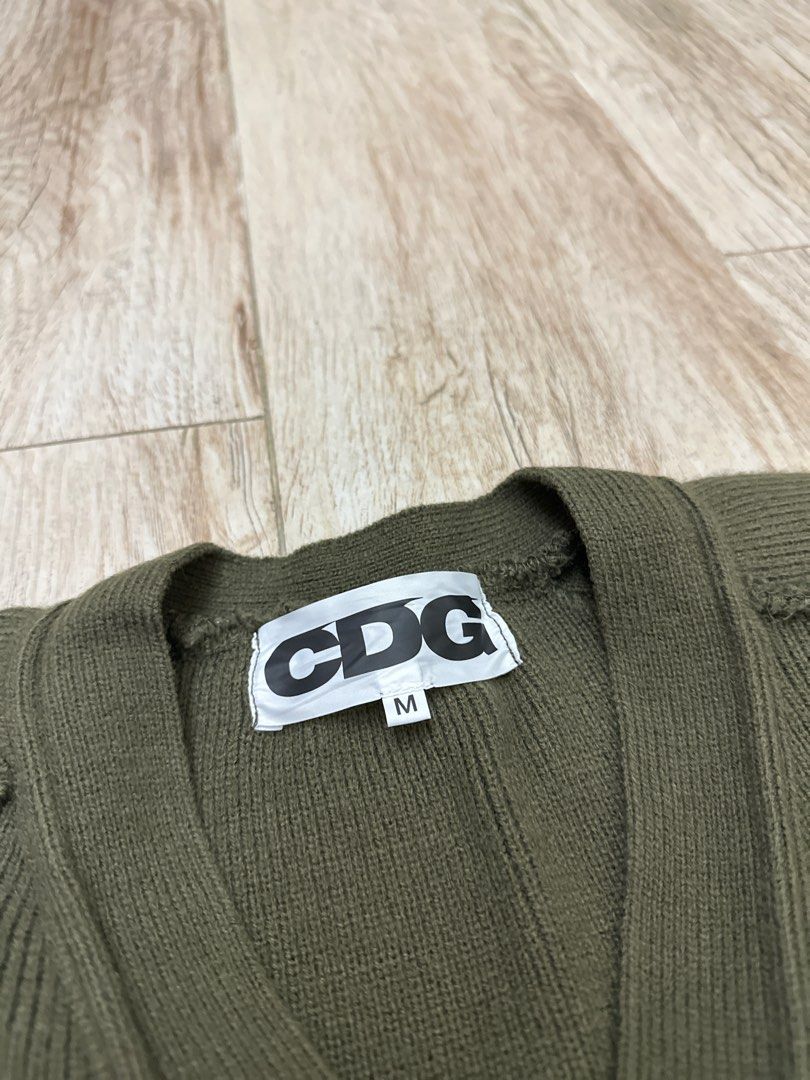 CDG Outside Seam Long Back Cardigan, 男裝, 外套及戶外衣服