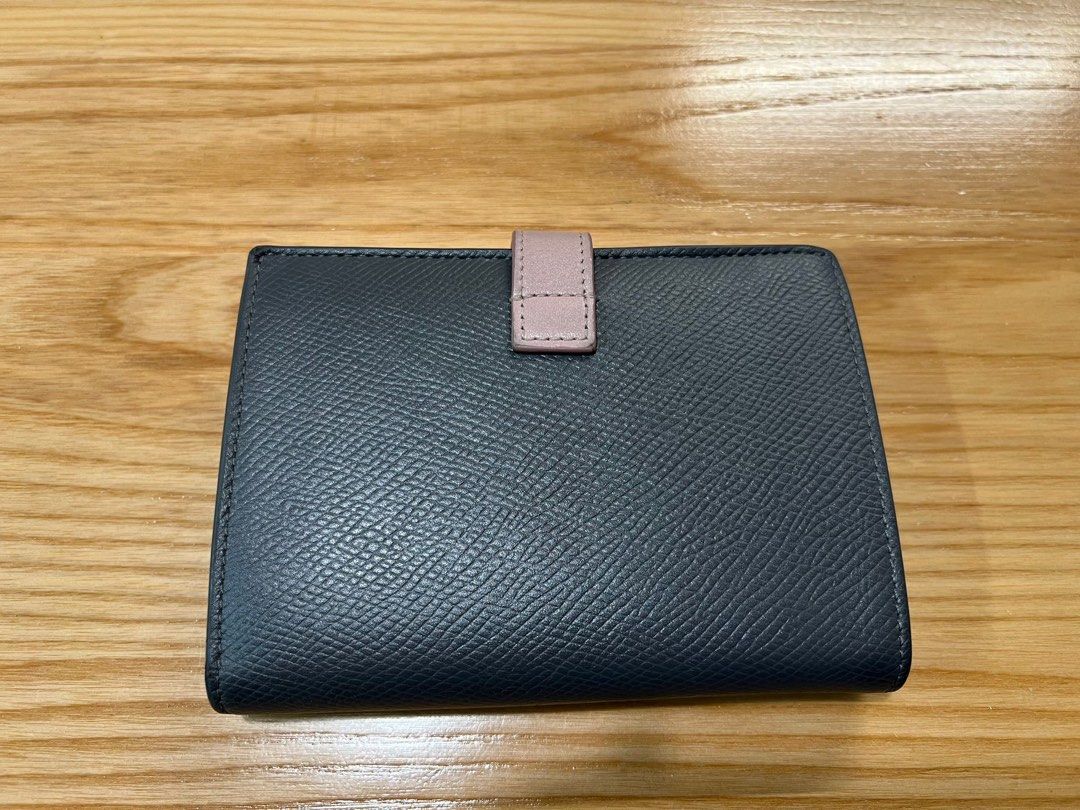 CELINE MEDIUM STRAP WALLET IN BICOLOUR GRAINED CALFSKIN