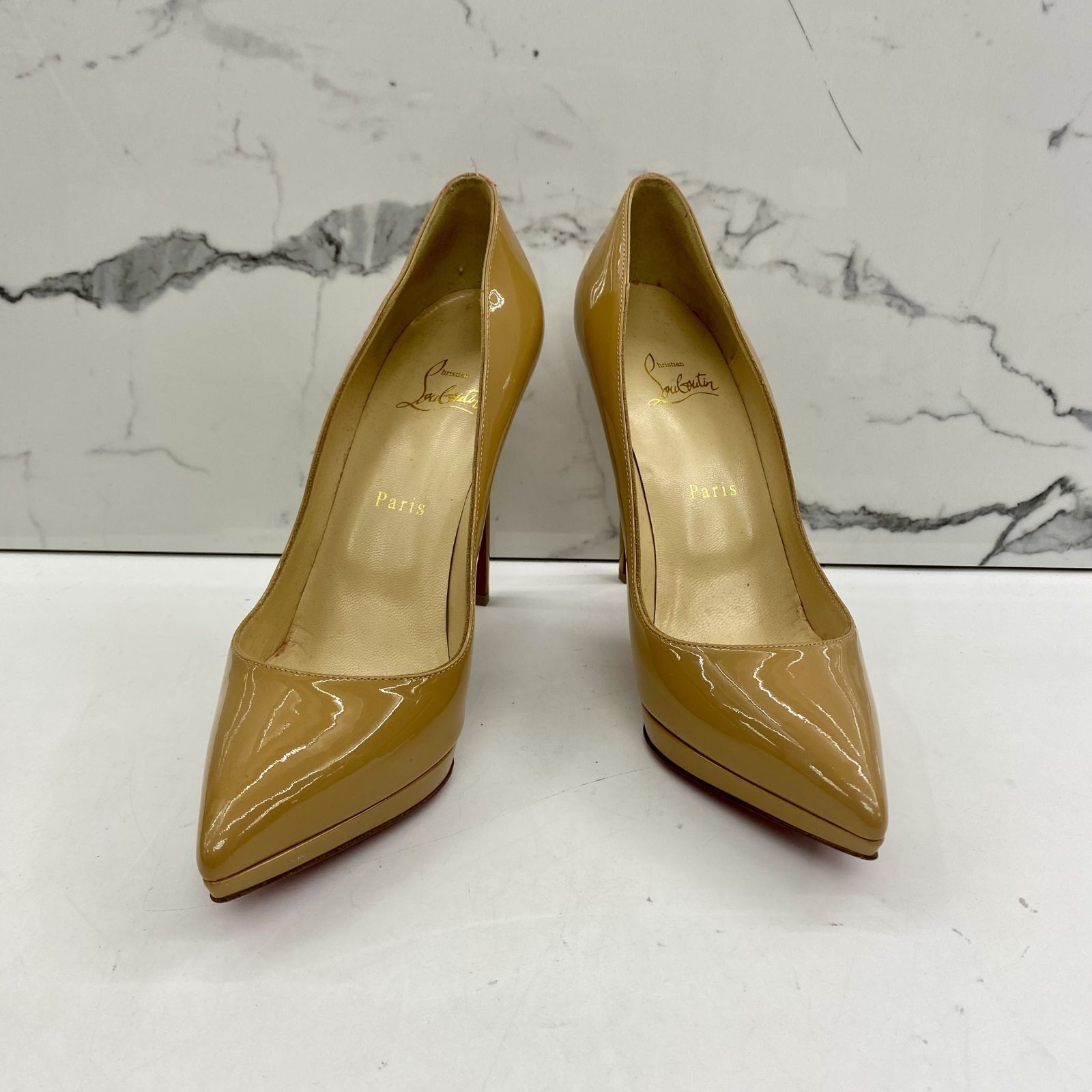CHRISTIAN LOUBOUTIN YELLOW HEELS 39.5 247017233