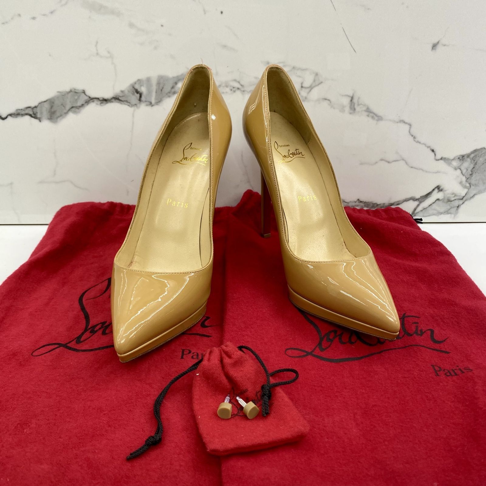 CHRISTIAN LOUBOUTIN YELLOW HEELS 39.5 247017233