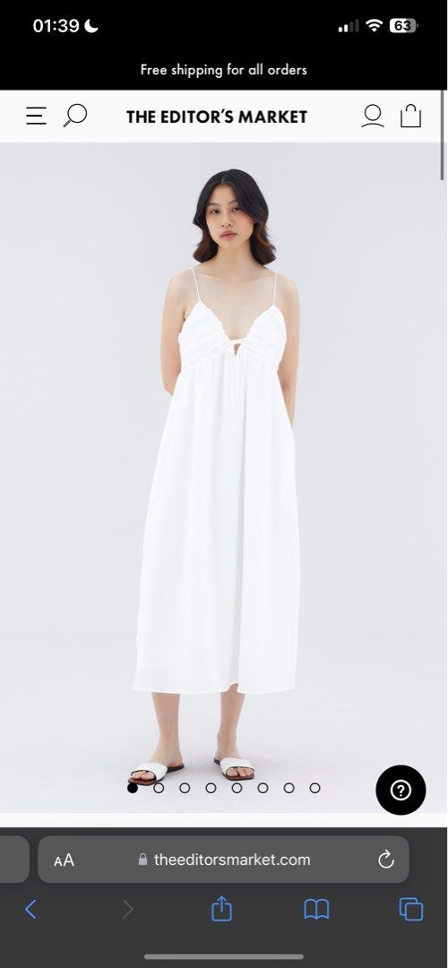 Deep v sun dress sale