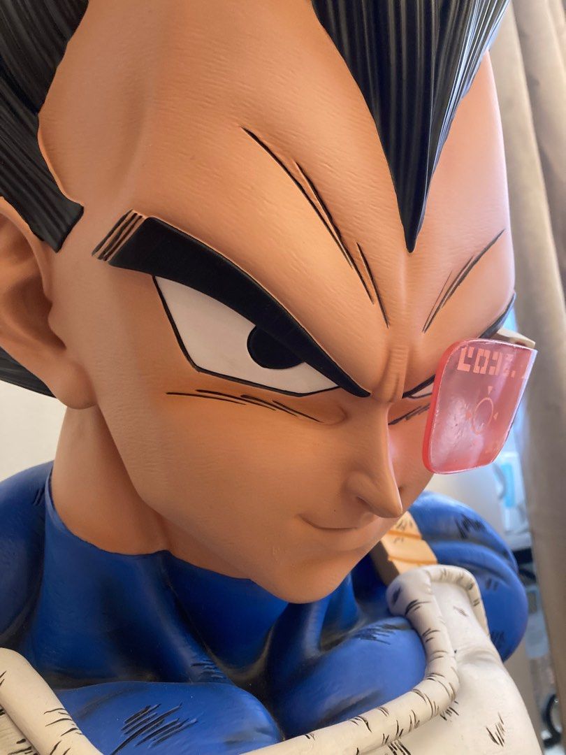 DBZ Dragon Ball Z Vegeta Bust Statue 1/1 (Category: Figurines & Statues) located in Paranaque City. Submitted by marcusunar10952 (Listing ID 1300466084, Image 3). Description: Minor Issues: one dragon tusk and one whisker came off and have been placed back with mighty bond..