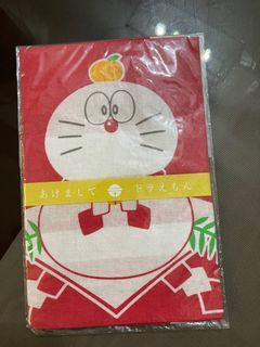 Doraemon rare red handkerchief japan