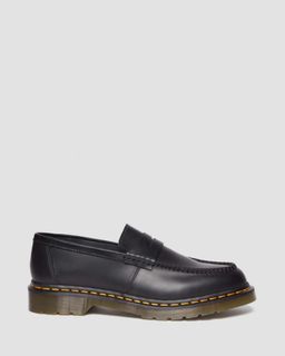 Dr. Martens Black Penton Smooth Leather Loafers