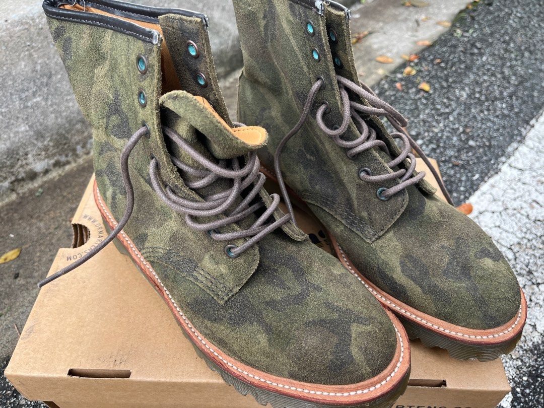 Camo doc martens shop